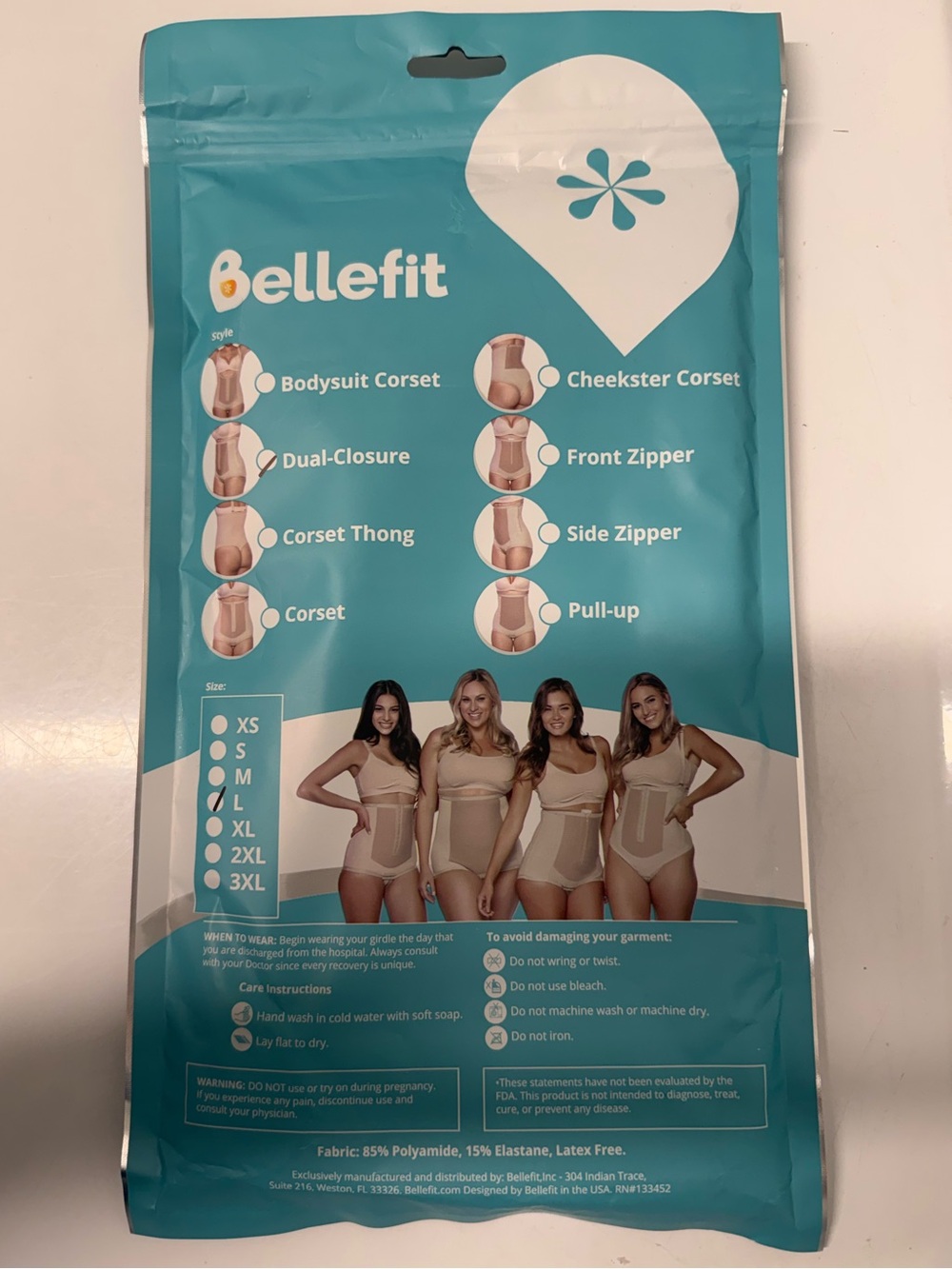 Bellefit Dual Closure Postpartum Girdle - Picture 2 of 3